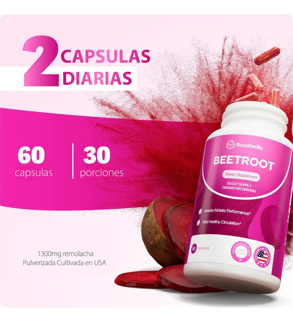 BEETROOT+® Vascu Flow |Precursor de oxido nitrico