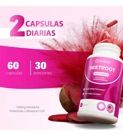 BEETROOT+® Vascu Flow |Precursor de oxido nitrico