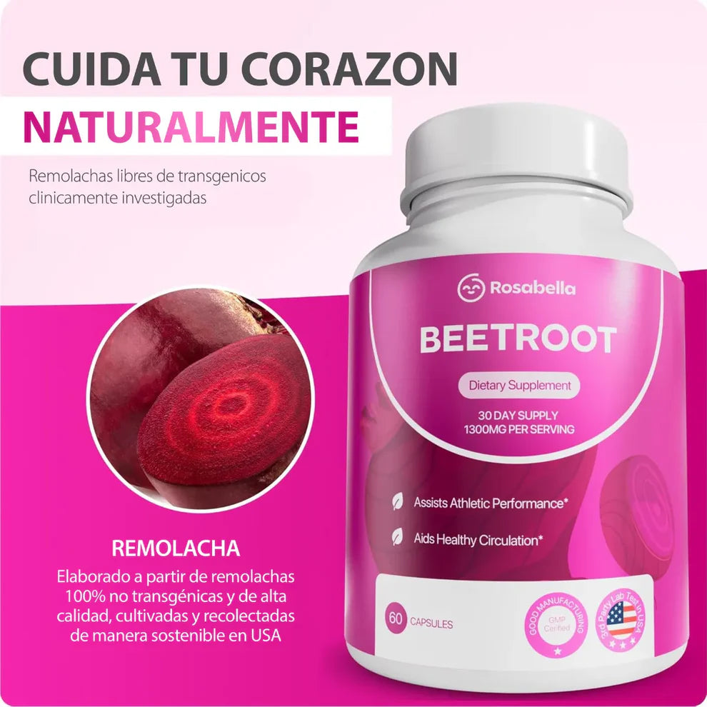 BEETROOT+® Vascu Flow |Precursor de oxido nitrico